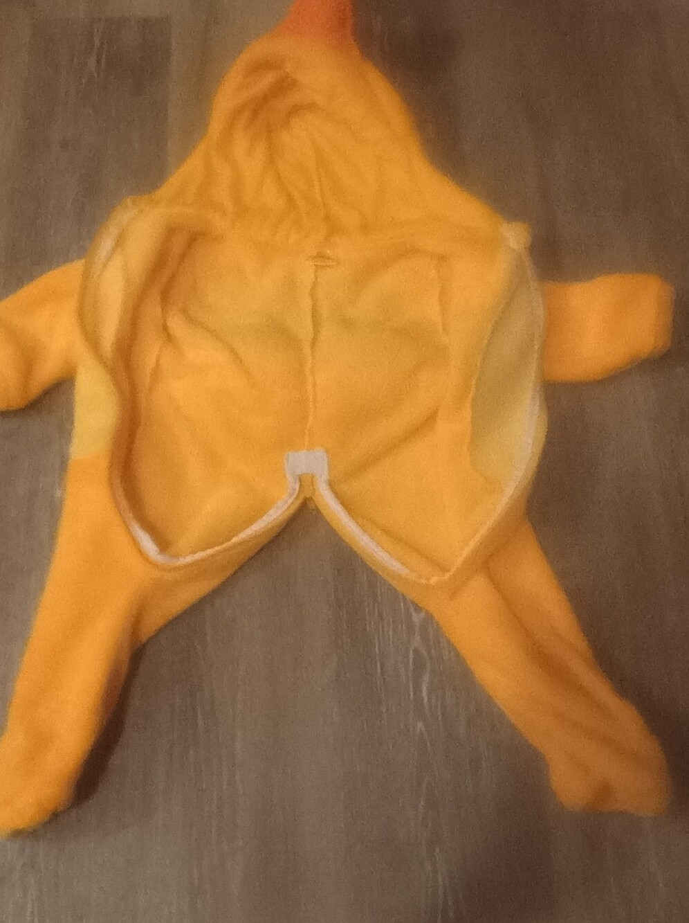 Michley Yellow Duck Plush Hooded Halloween Costume One-Piece Onesie for Baby - Picture 4 of 9